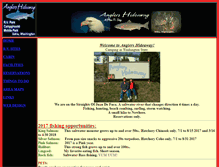 Tablet Screenshot of anglershideaway.com